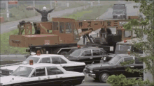 Daitokai Car Stunt GIF - Daitokai Car Stunt Police Block GIFs