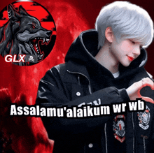 a person making a heart with their hands with the words glx on the bottom right