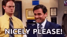 Nicley Please The Office GIF - Nicley Please The Office GIFs