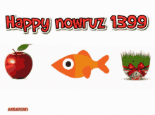 happy nowruz1399 happy new year persian new year fish apple