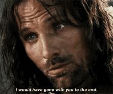 lord of the rings aragorn i would have gone with you