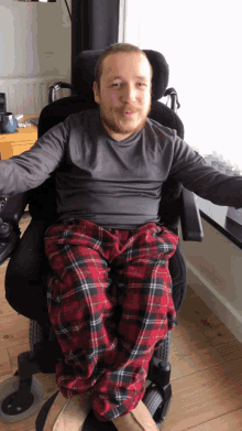 Bloke On Wheels Wheelchair GIF - Bloke On Wheels Wheelchair Hug GIFs