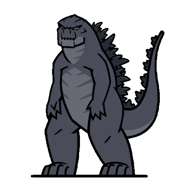 Sticker Godzilla