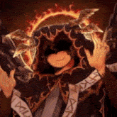 a cartoon character with a hood and wings is holding a gun in his hand .