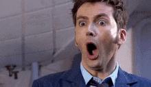 Doctor Who David Tennant GIF - Doctor Who David Tennant Shocked GIFs