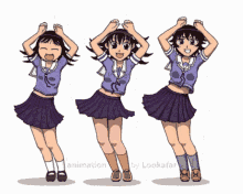 Caramelldansen Anime Girls GIF - Caramelldansen Anime Girls Sailor Fuku GIFs
