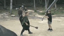 sword bonk kids fighting