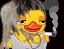 Dojacat Duck GIF - Dojacat Duck Smoking GIFs