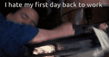 Work Monday GIF - Work Monday Hate My First Day Back GIFs
