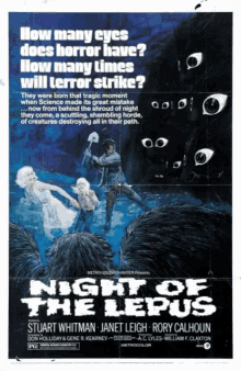movies night of the lepus movie poster
