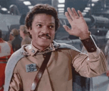 Lando Calrissian Bye GIF - Lando Calrissian Bye Star Wars GIFs