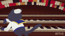 Play Piano The Midnight Gospel GIF - Play Piano The Midnight Gospel Cat GIFs