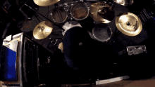 Playing Drums Tombs GIF - Playing Drums Tombs Season Of Mist GIFs