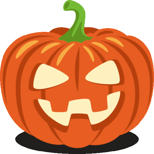 Pumpkin Halloween Party Sticker
