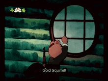 Squirrel And Hedgehog North Korean Cartoon GIF - Squirrel And Hedgehog North Korean Cartoon GIFs