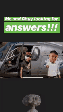 Alien Me And Chuy GIF - Alien Me And Chuy Looking For Answers GIFs
