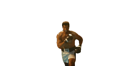 Ready To Fight Muhammad Ali Sticker - Ready To Fight Muhammad Ali Big George Foreman Stickers