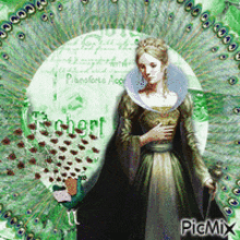 The Lady And The Peacock - Green Tones The Lady GIF - The Lady And The Peacock - Green Tones The Lady Lady GIFs