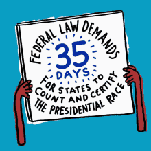 Federal Law Demands35days For States To Count And Certify The Presidential Race GIF