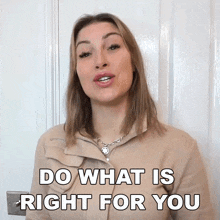 Do What Is Right For You Tracy Kiss GIF - Do What Is Right For You Tracy Kiss Do What You Need To Do GIFs