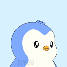 a penguin with a rainbow and the words " you deserve it " above it