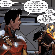 Doctor Strange Tony Stark Iron Man GIF