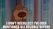 ole reliable i dont recollect ive ever mentioned ole reliable before ole reliable dog