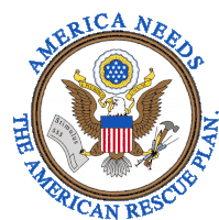 White House American Rescue Plan Sticker - White House American Rescue Plan Biden Stickers