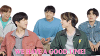 We Have A Good Time Thank You Sticker - We Have A Good Time Thank You Good Experience Stickers