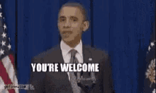 Obama Youre Welcome GIF - Obama Youre Welcome GIFs