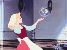 When You Feeling Yourself But Have To Clean The House GIF - Clean Cleaning Cinderella GIFs