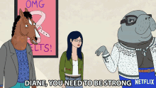 Diane You Need To Be Strong GIF - Diane You Need To Be Strong Get It Together GIFs