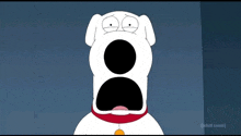 a cartoon dog with a surprised look on his face and the words adult swim on the bottom right