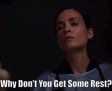 Chicago Med Natalie Mmaning GIF - Chicago Med Natalie Mmaning Why Dont You Get Some Rest GIFs
