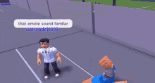 a cartoon character says that emote sound familiar in a video game