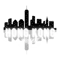a hong kong project logo with a city skyline