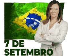 delegada raquel dia da independencia 7de setembro bolsonaro bandeira brasil