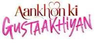 a logo for a movie called aankhon ki gustaakhiyan with a heart in the middle