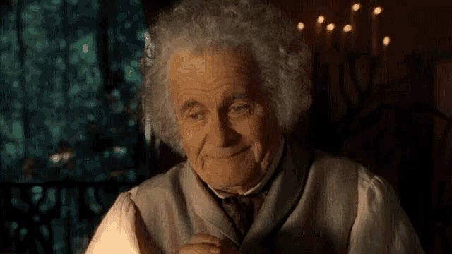 Bilbo scary face Memes - Imgflip