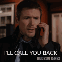 Ill Call You Back Charlie Hudson GIF - Ill Call You Back Charlie Hudson Hudson And Rex GIFs
