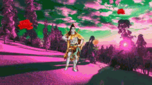 Lord Shiva Flowers GIF - Lord Shiva Flowers Changing Colors GIFs