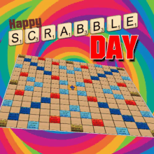 Happy Scrabble Day GIF