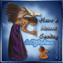 Have A Blessed Sunday Soul City Graphics GIF - Have A Blessed Sunday Soul City Graphics Angel GIFs