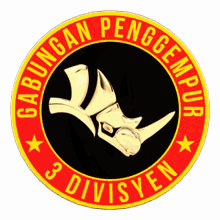 markas tiga divisyen logo markas tiga divisyen divisyen ketiga