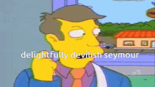 Delightfully Devilish Seymour GIF - Delightfully Devilish Seymour GIFs