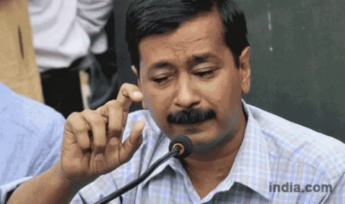 Arvind Kejriwal GIF - Interview Hearing Speech - Discover & Share GIFs