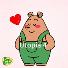 Pants Bear Utopia GIF - Pants Bear Utopia Love GIFs