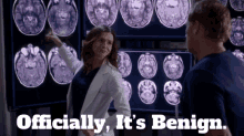 Greys Anatomy Amelia Shepherd GIF - Greys Anatomy Amelia Shepherd Officially Its Benign GIFs