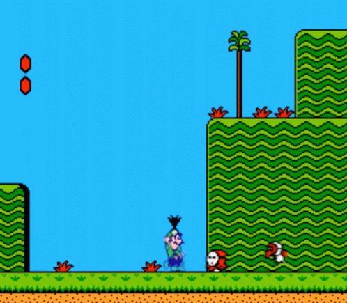 retrogamingblog: Super Mario Bros 2 on the NES on Make a GIF