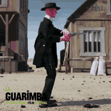 animation gun battle cowboy shoot